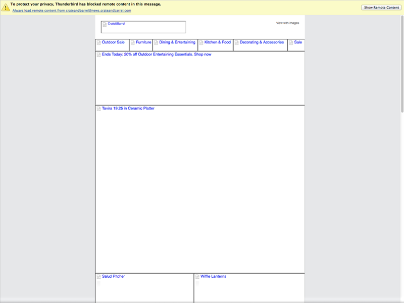 Images Email Design Reference